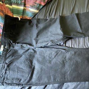 Big and Tall Slim Fit Chino Pants- Black